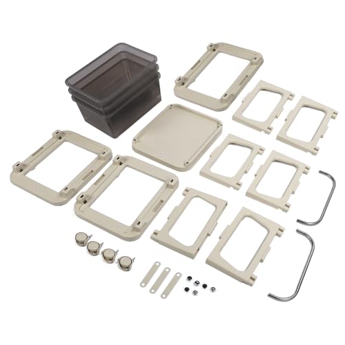 Rolling -Schubladenschrank großer Speicherorganisator mit n Mobile Aktenschrank für Bürozustände stabile PP Edelstahl Moderne Designfläche Spar 11 15 19 Stück Set Set (3 Tier) von Pilipane