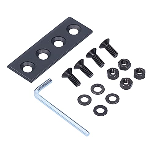 Scheunentor-Schienen-Verbindungsplatten-Set, Beschläge aus Kohlenstoffstahl für Schiebetüren, inklusive Schrauben und Schraubenschlüssel. Einfache Installation, unterstützt lange Scheunentor-Schienen-Verbindungsplatten-Set, Beschläge aus Kohlenstoffstahl für Schiebetüren, inklusive Schrauben und Schraubenschlüssel. Einfache Installation, unterstützt lange von Pilipane