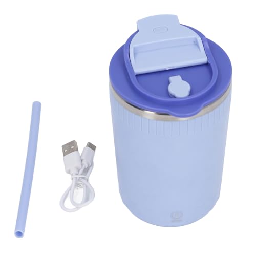 Selbstrührende Tasse 380 ml USB wiederaufladbare automatische Mischung Tasse 304 Edelstahl tragbare Rührbecher für Kaffee -Milch -Tee -Büroreisen (Lila) von Pilipane