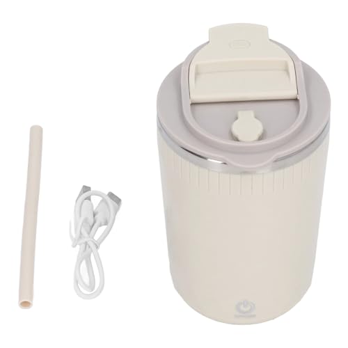 Selbstrührende Tasse 380 ml USB wiederaufladbare automatische Mischung Tasse 304 Edelstahl tragbare Rührbecher für Kaffee -Milch -Tee -Büroreisen (Weiß) von Pilipane