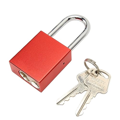 Sicherheits-Vorhänge schloss Lockout Tagout 38mm rot eloxierte Aluminium legierung hohe Sicherheit Schlüssel retention breite Anwendung für Kraftwerks werkstatt ausrüstung Sicherheits-Vorhänge schloss Lockout Tagout 38mm rot eloxierte Aluminium legierung hohe Sicherheit Schlüssel retention breite Anwendung für Kraftwerks werkstatt ausrüstung von Pilipane