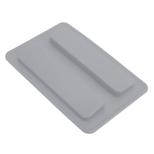 Silikon Toaster Abdeckung Weiche Flexible wiederverwendbarer Brothersteller Deckelstaub -Proof -Verschüttung für Heimküchengeräte Material Silikon Größe 15.8x10.4x1.2 cm (Schwarz) (Grau) von Pilipane
