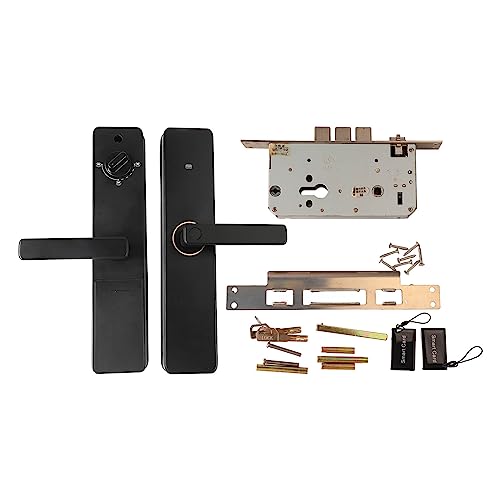 Smart Door Sperre Fingerabdruck Passwort App Fernbedienung Schlüssellose Eingang Elektronische digitale Türschloss Einfache Installation für Home Apartment Villa School Edelstahl von Pilipane