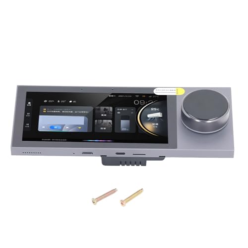 Smart Home Control Panel 6 Zoll Touchscreen Rotary Knob Voice Control kompatibel mit Tuya Smart Home System Embedded Installation ABS Aluminium Gateway Controller Smart Home Control Panel 6 Zoll Touchscreen Rotary Knob Voice Control kompatibel mit Tuya Smart Home System Embedded Installation ABS Aluminium Gateway Controller von Pilipane