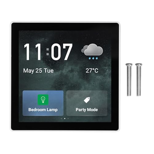 Smart Home Control Panel Android LCD Touchscreen Voice Control Smart Wall Switch Central Panel Tuya 100 bis 240 V für Home Automation ABS 199g Smart Home Control Panel Android LCD Touchscreen Voice Control Smart Wall Switch Central Panel Tuya 100 bis 240 V für Home Automation ABS 199g von Pilipane