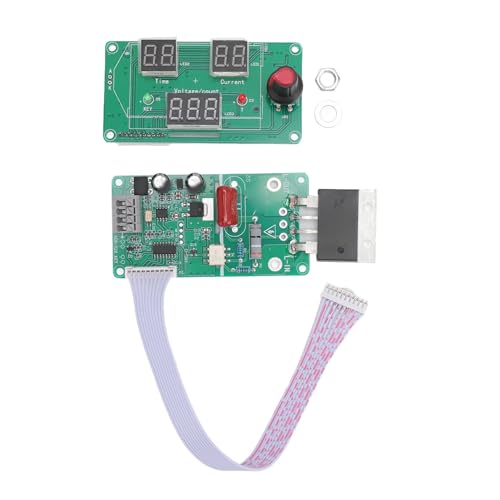 Spot Schweißbatterie -Steuerplatine Digitale Anzeige Single Impuls Encoder 9 bis 12 V Einstellbare Schweißfestigkeit 0 bis 999 Zählen Sie DIY Spot Schweißmaschinen -Controller für von Pilipane