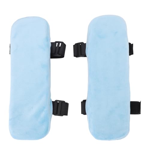 Stuhl Armlehnenpolster 2pcs weich bequemer Speicherschaum Office Stuhl Stuhl Armruhe Kissenabdeckung für Ellbogen und Unterarme unterstützen ergonomisches Design mit nicht (Blau) von Pilipane