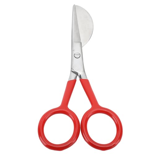 Teppichs chere Enten schnabel Schere Teppich Trimm schere Ergonomische Edelstahl rostfreie Mehrzweck-Applikation schere für Home Office Schulküche Camping (Rot) von Pilipane