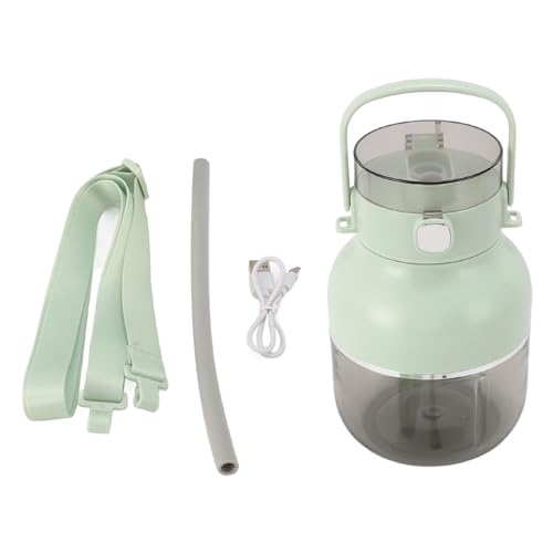 Tragbarer Blender Cup 500 ml USB wiederaufladbare kabellose Mini Electric Juicer Cup mit Stroh (Grün) von Pilipane