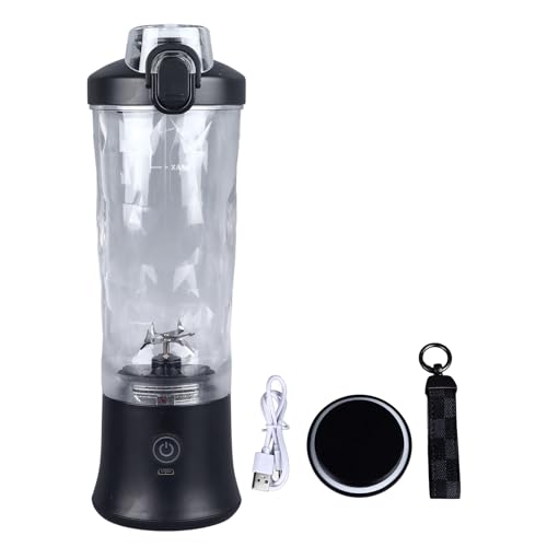 Tragbarer Mixer persönlicher Mixer Mixer Juicer Cup Machine große Kapazität 600 ml wiederaufladbare USB -leistungsstarke 18000 U/min -Motor für Haus im Außenbereich Edelstahl von Pilipane