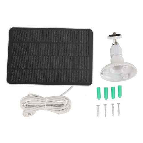 Überwachungskamera Solarpanel Hocheffizienz 4W 5V Monokristalline Solarladegerät kompatibel mit ARLO Pro 4 Ultra 2 Pro 3 Ultra Pro 5S Pro 3 Für Innenüberwachung im Freien in (Weiß) von Pilipane