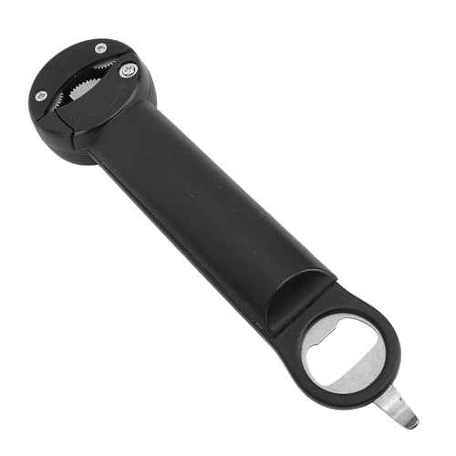 Versenkbares Jar -Opener Einstellbares Edelstahl -Stahlarbeitssparung Multifunktionaler Flaschenöffner für die Küche zu Hause. Verwenden Sie langlebige, einfach zu reinigende (Schwarz) von Pilipane