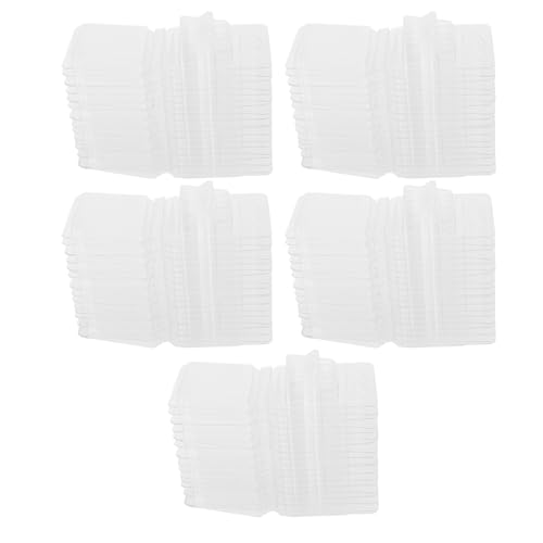 Wachs Schmelze Muschelformen klare leere Kunststoffschale 100 Packungen für Kerzenherstellung Valentinstag Dochtloser Torten Haustiermaterial 2,4 x 1,4 x 1in (Fünf spitze Stern geformt) von Pilipane