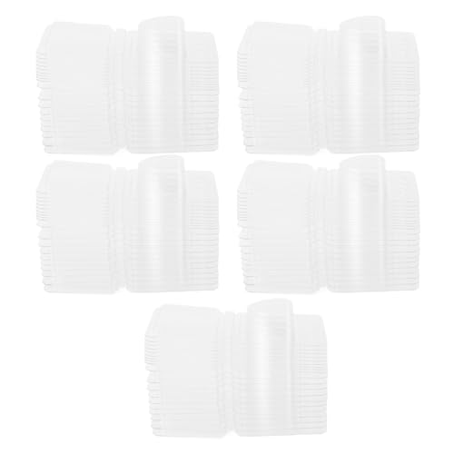 Wachs Schmelze Muschelformen klare leere Kunststoffschale 100 Packungen für Kerzenherstellung Valentinstag Dochtloser Torten Haustiermaterial 2,4 x 1,4 x 1in (Herzförmig) von Pilipane