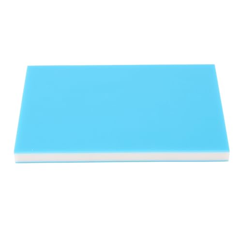 Weicher Gummischnitzblock Premium Blau weiß rechteckig rechteckig Druckmaschine Stempel Block für Künstler Crafters Pädagogen 15x10x1cm Thermoplastisches Gummi Material von Pilipane