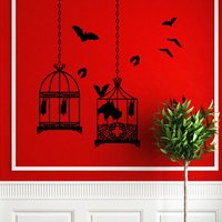 Fledermauskäfige Wandkunst-Wähle Beliebige 2 Farben von Pillboxdesigns