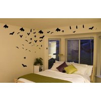 Soar & Slumber Fledermaus Pack Aus Vinyl Wand Und Auto Kunst von Pillboxdesigns