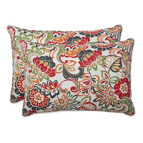 PERFECT PILLOW Kissen Perfekte Dekorative Modern Floral Bunte große Rechteck Toss Kissen, 2er Pack von Pillow Perfect