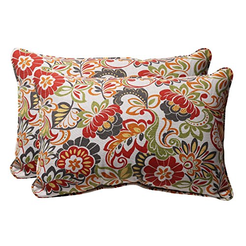 Perfect Pillow Kissen Perfekte Dekorative Modern Floral Bunte große Rechteck Toss Kissen, 2er Pack von Pillow Perfect