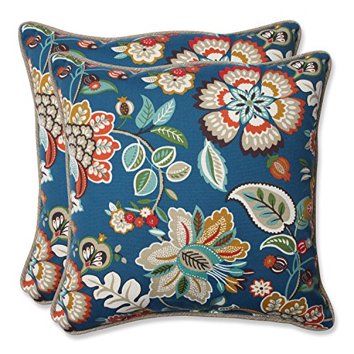 Pillow Perfect 573342 Outdoor Telfair Dekokissen 2er Set 47,0 x 47,0 cm blau Pillow Perfect 573342 Outdoor Telfair Dekokissen 2er Set 47,0 x 47,0 cm blau von Pillow Perfect