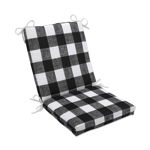 Pillow Perfect Anderson Eckstuhlkissen, matt, quadratisch, 1 Stück, Schwarz von Pillow Perfect