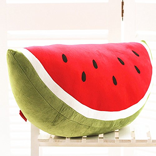 Pillow pillow Flashing Lights- Nettes großes Wassermelone-Kissen-Spielwaren, kreatives Frucht-Puppekissen, Geburtstags-Geschenk (größe : Semi-Circular) von Pillow