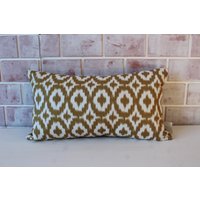 Ikat Design Lumbar Kissen, Ethno Kissenbezug, Boho Style Kissen/P-3091-92-93-94 12x22 von Pillow2Go