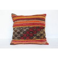 Kelim Kissenbezug, Ethno Kissen, Boho Kissen/P-2233 18x18 von Pillow2Go