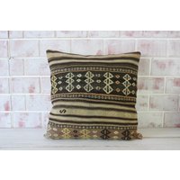 Vintage Kelim Kissen, Kissenbezug, Ethno Sofa Boho Style Kissen/18x18 2483 von Pillow2Go