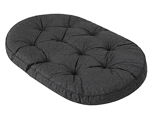 Hundematratze Hundesofa Matratze Kissen Hundekissen Liegen Haustierbett Bett Sofa Hundekorb Tierbett Weich Hundeliegen M : 80 x 52 cm Schwarz von PillowPrim