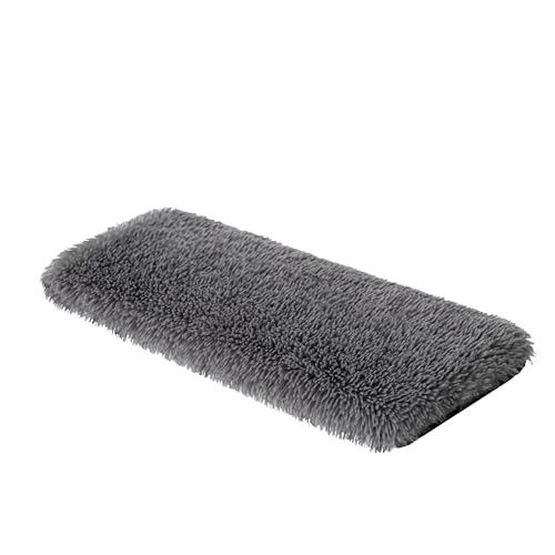 Katzen Fensterliege Fensterbank rutschfest - Katzenbett Fensterbank - Weich & Kuschelig - Fensterliege für Katzen Selbstheizende Katzendecke - Waschbarer Bezug - 60x20 cm - Grau langes Fell Katzen Fensterliege Fensterbank rutschfest - Katzenbett Fensterbank - Weich & Kuschelig - Fensterliege für Katzen Selbstheizende Katzendecke - Waschbarer Bezug - 60x20 cm - Grau langes Fell von PillowPrim