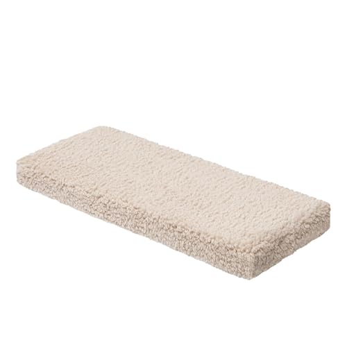 Katzen Fensterliege Fensterbank rutschfest - Katzenbett Fensterbank - Weich & Kuschelig - Fensterliege für Katzen Selbstheizende Katzendecke - Waschbarer Bezug - 60x25 cm - Beige Fell Katzen Fensterliege Fensterbank rutschfest - Katzenbett Fensterbank - Weich & Kuschelig - Fensterliege für Katzen Selbstheizende Katzendecke - Waschbarer Bezug - 60x25 cm - Beige Fell von PillowPrim