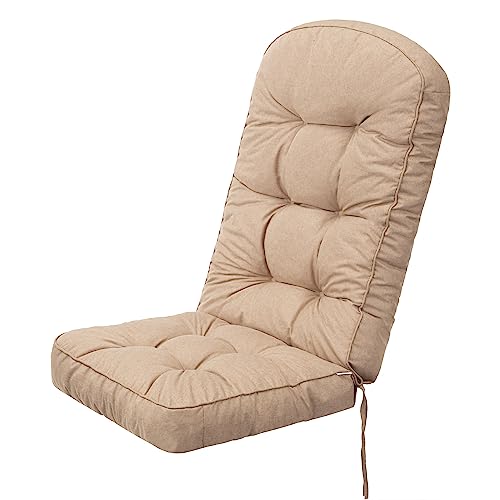 PillowPrim Gartenmöbel Kissen, für Stuhle oder Liege, Balkon, Outdoor, Liegenauflage, Polster, Sofa, rutschfeste Schicht, Beige, 145 x 56 x 10 cm von PillowPrim