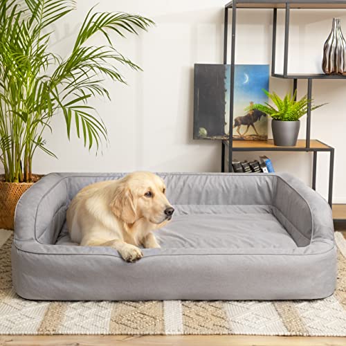 PillowPrim Hundebett, Möbel für Tiere, Katzenbett, Abnehmbar Bezug, Hundekorb, Hundekissen, Hundeliege, Schlafplätze, Hundesofa, Asche, L: 78x47 cm PillowPrim Hundebett, Möbel für Tiere, Katzenbett, Abnehmbar Bezug, Hundekorb, Hundekissen, Hundeliege, Schlafplätze, Hundesofa, Asche, L: 78x47 cm von PillowPrim