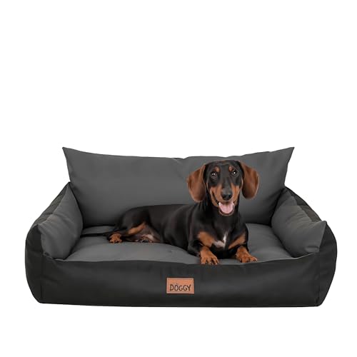 PillowPrim Hundebett - Möbel für Tiere, Katzenbett - Hundekorb für kleine mittelgroße & große Hunde - Hundekissen – Hundesofa – Hundeliege – Schlafplätze - 63x48 cm - Graphit PillowPrim Hundebett - Möbel für Tiere, Katzenbett - Hundekorb für kleine mittelgroße & große Hunde - Hundekissen – Hundesofa – Hundeliege – Schlafplätze - 63x48 cm - Graphit von PillowPrim