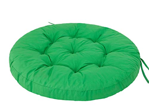 PillowPrim Schaukelkissen Kissen für Hängeschaukel von typ Storchennest, Schaukelauflagen Schaukelpolster Schaukelkissen Hängeschaukel Hängenest Ruhe Freizeit Grün ​92x92 cm von PillowPrim