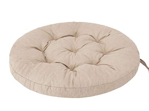 PillowPrim Schaukelkissen Kissen für Hängeschaukel von typ Storchennest, Schaukelauflagen Schaukelpolster Schaukelkissen Hängeschaukel Hängenest Ruhe Freizeit Beige ​92x92 cm von PillowPrim