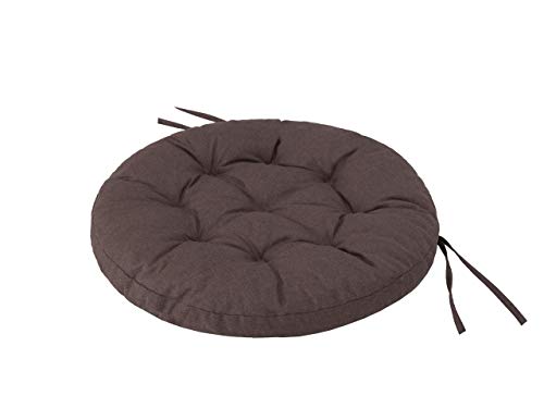 PillowPrim Schaukelkissen Kissen für Hängeschaukel von typ Storchennest, Schaukelauflagen Schaukelpolster Schaukelkissen Hängeschaukel Hängenest Ruhe Freizeit Braun ​65x65 cm von PillowPrim