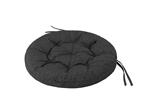 PillowPrim Schaukelkissen Kissen für Hängeschaukel von typ Storchennest, Schaukelauflagen Schaukelpolster Schaukelkissen Hängeschaukel Hängenest Ruhe Freizeit Schwarz 65x65 cm von PillowPrim