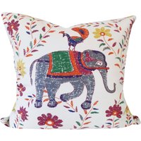 John Robshaw Elefant Kissenbezug Dekokissen Aus Leinenmischung John Robshaw Elefant Kissenbezug Dekokissen Aus Leinenmischung von PillowTimeGirls