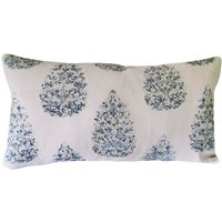 John Robshaw Kedara Blue Tree Kissenbezug Leinen-Viskose-Mischung von PillowTimeGirls