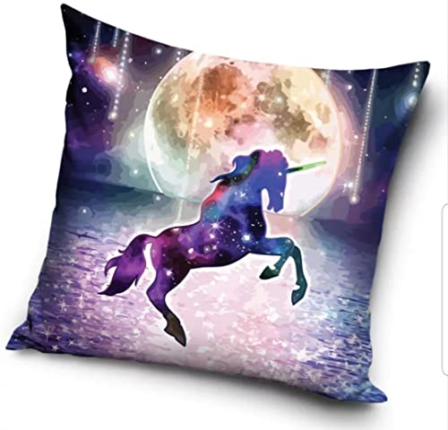 Einhorn Unicorn Kissenbezug 40 x 40 cm 100 % Polyester von Pillowcases