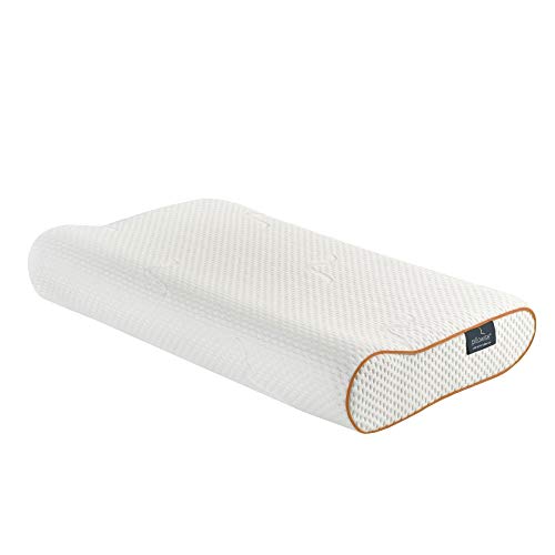 Pillowise Nackenstützkissen, Füllung mit 100% Memory Schaum, Tencel Bezug, waschbar Farbe Orange von Pillowise