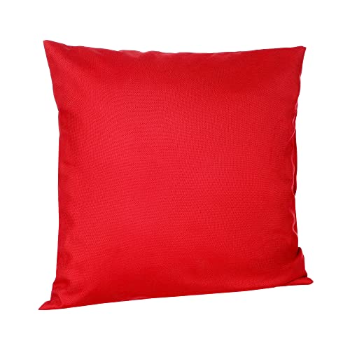 Pillows24 Kissen 40x40 Palettenauflage Polster für Europaletten Hochwertige Palettenpolster Palettensofa Indoor & Outdoor Erhältlich Made in EU Rot von Pillows24
