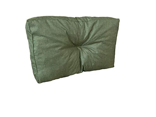 Pillows24 Palettenkissen | Palettenauflage Polster für Europaletten | Hochwertige Palettenpolster | Palettensofa Indoor & Outdoor | Erhältlich Made in EU (Armlehne 65x40, Grün) von Pillows24