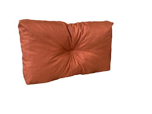 Pillows24 Palettenkissen | Palettenauflage Polster für Europaletten | Hochwertige Palettenpolster | Palettensofa Indoor & Outdoor | Erhältlich Made in EU (Armlehne 65x40, Orange) von Pillows24