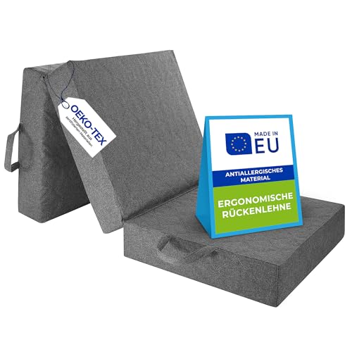 Pillows24 Klappmatratze Cord – Faltbare Matratze als Gäste Matratze, Bodenmatratze, Schlafmatratze für Kinder & Erwachsene, klappbar, waschbar & ÖKO TEX Zertifiziert Pillows24 Klappmatratze Cord – Faltbare Matratze als Gäste Matratze, Bodenmatratze, Schlafmatratze für Kinder & Erwachsene, klappbar, waschbar & ÖKO TEX Zertifiziert von Pillows24