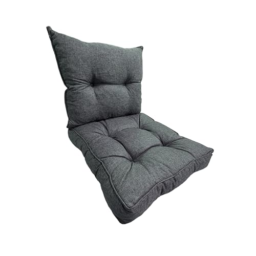 Pillows24 Loungemöbel-Kissen 2er Set – Sitzkissen50x50 cm und Rückenlehnkissen 50x40 cm, Polsterauflagen für Rattan-Möbel, Lounge-, Terrasse, Garten- und Balkonmöbel von Pillows24