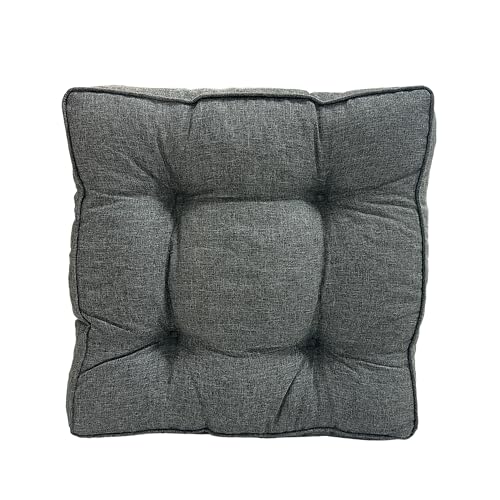 Pillows24 Loungemöbel-Sitzkissen 50x50 cm, quadratisch, Polsterauflage für Rattan-Möbel, Lounge-, Terrasse, Garten- und Balkonmöbel, geeignet als Palettenkissen von Pillows24