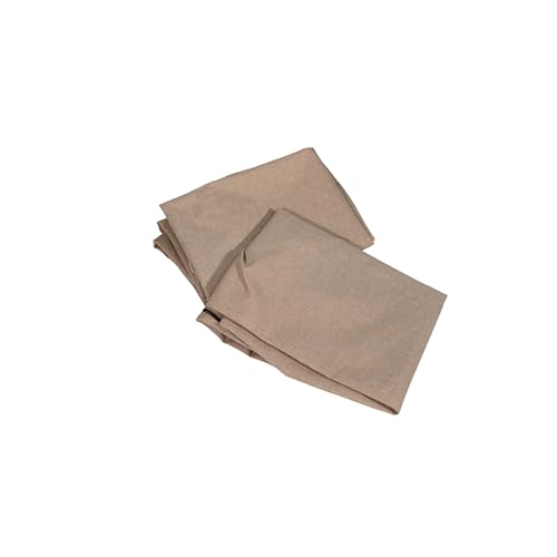 Pillows24 – Palettenkissen Bezug – Rückenkissen 120x40x20/10 | Abnehmbar & waschbar mit Reißverschluss | UV-beständig & wasserabweisend | Outdoor geeignet | Made in EU | Cappuccino von Pillows24